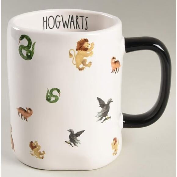 NEW Rae Dunn Harry Potter Hogwarts Houses Collectible Coffee Mug - Picture 1 of 4